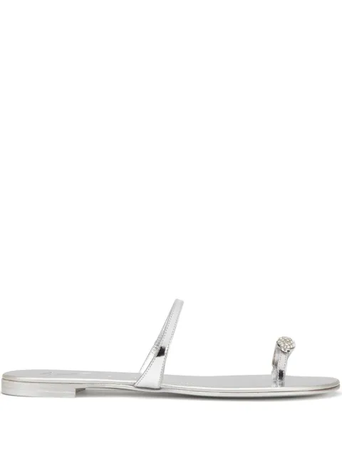 Giuseppe Zanotti Ring crystal-embellished sandals