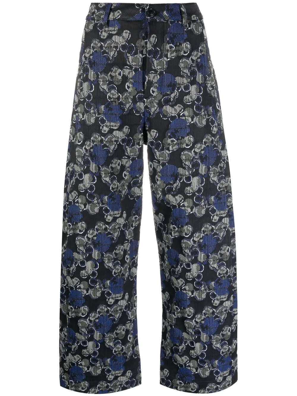 

Henrik Vibskov pantalones con motivo de lunas azules