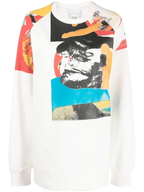 Bethany Williams graphic-print crew neck sweatshirt
