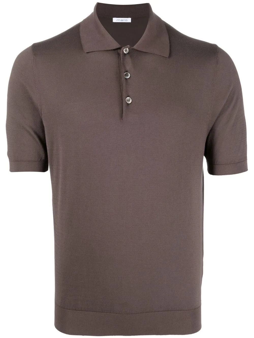 Malo short-sleeve cotton polo shirt