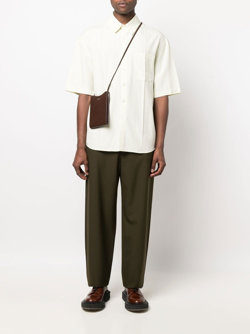 LEMAIRE short-sleeve Silk Polo Shirt - Farfetch