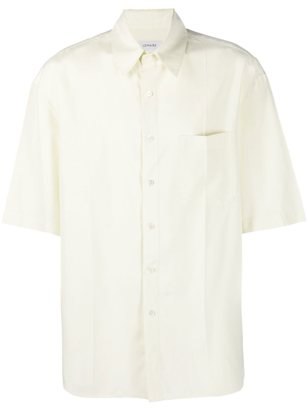 LEMAIRE short-sleeve Silk Polo Shirt - Farfetch