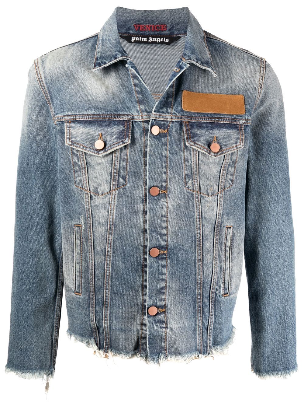 raw-cut denim jacket