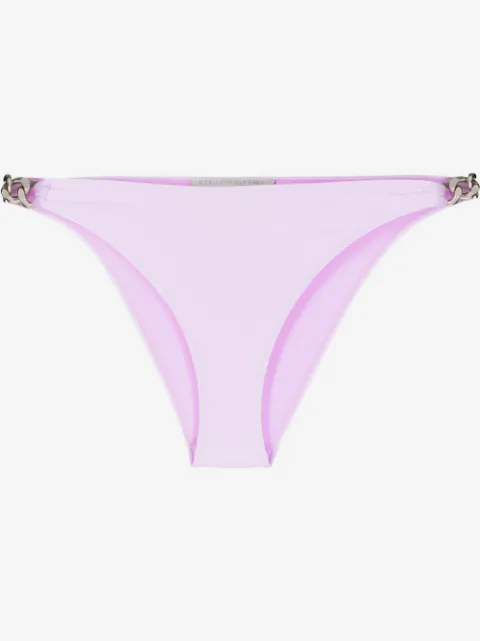Stella McCartney logo embellished bikini bottoms 
