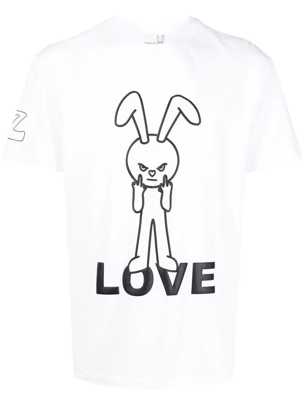 

Natasha Zinko Love Bunny graphic-print T-shirt - White