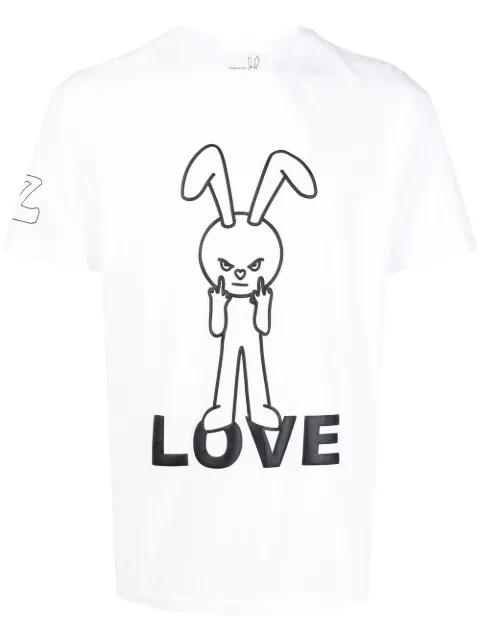 Natasha Zinko playera Love Bunny con estampado gráfico