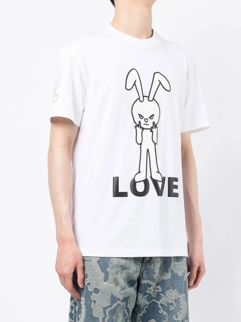 Natasha Zinko Love Bunny Graphic-print T-shirt In White