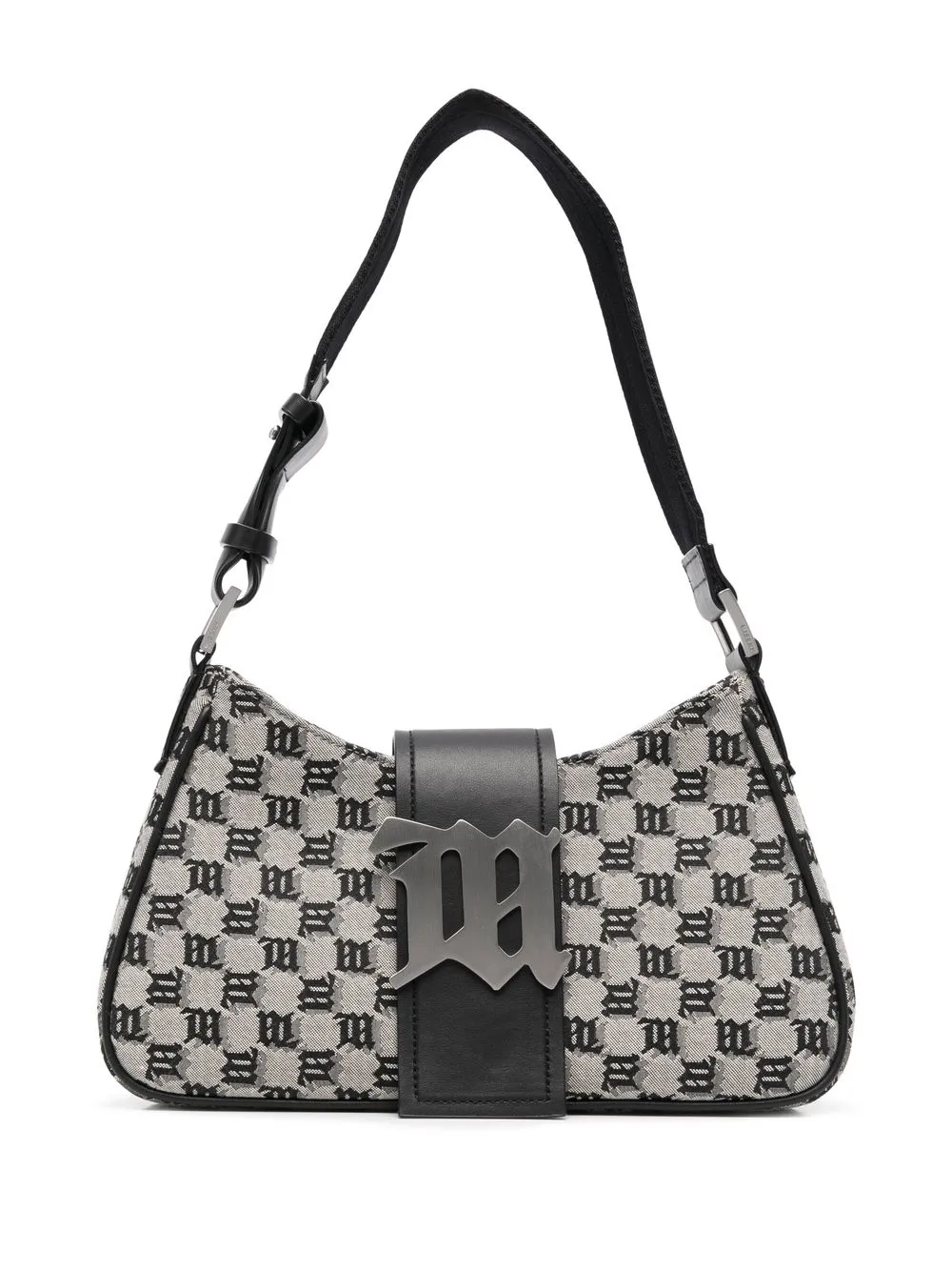 monogram jacquard shoulder bag