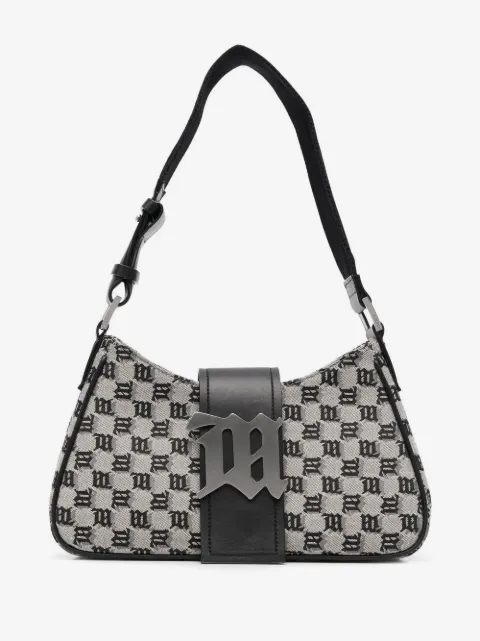 MISBHV bolsa de hombro con monograma en jacquard