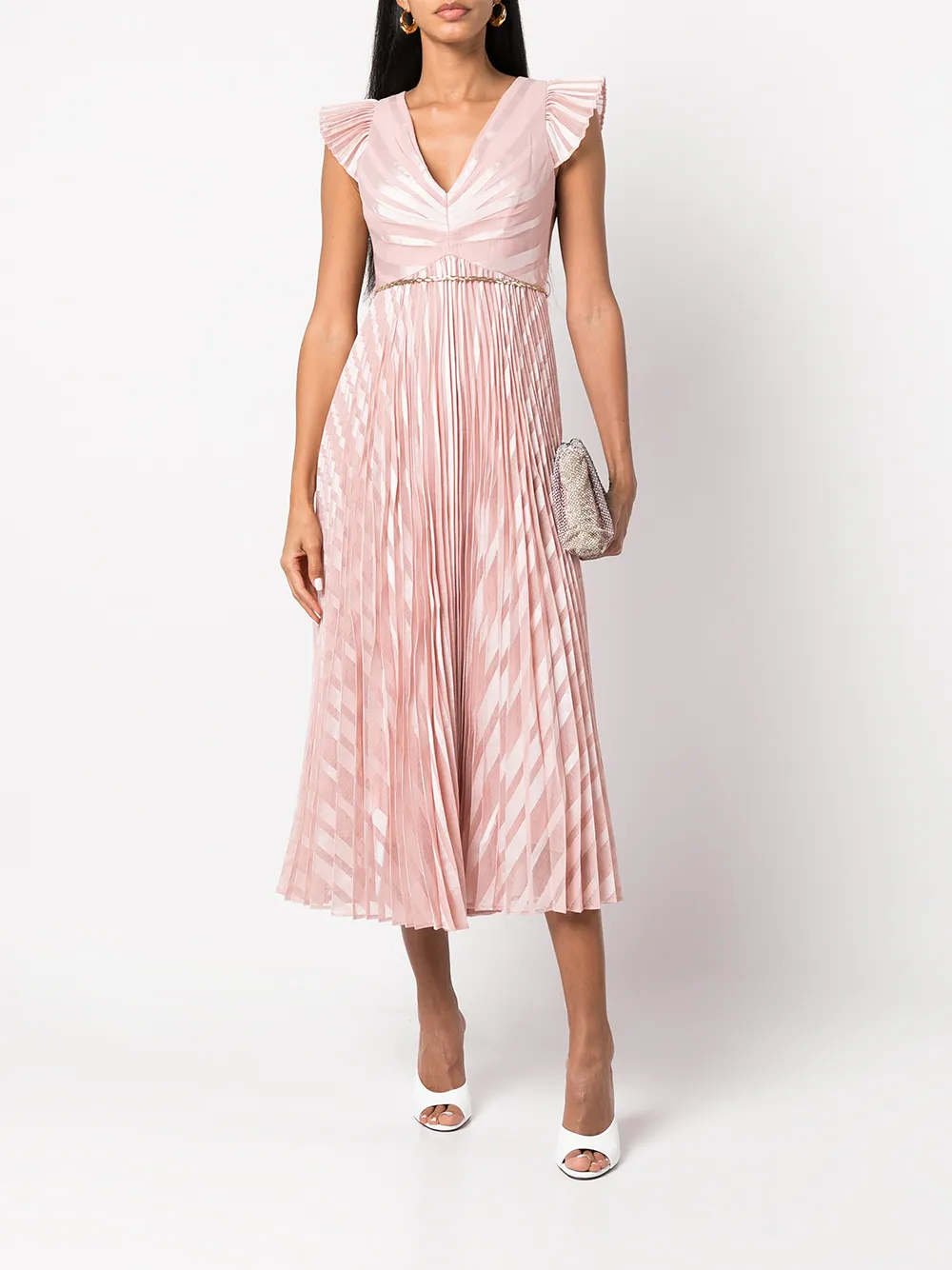 zimmermann sunray long sleeve midi