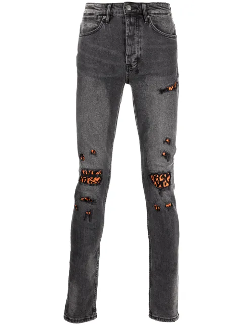 Ksubi ripped-detail skinny jeans