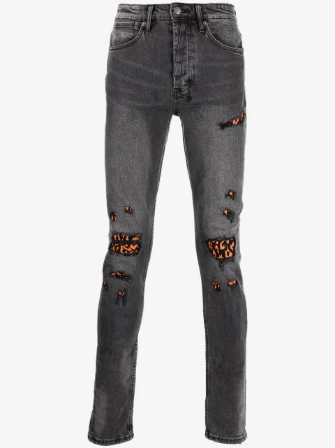 Ksubi skinny jeans con detalles rasgados