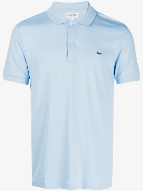 Lacoste logo-patch cotton polo shirt