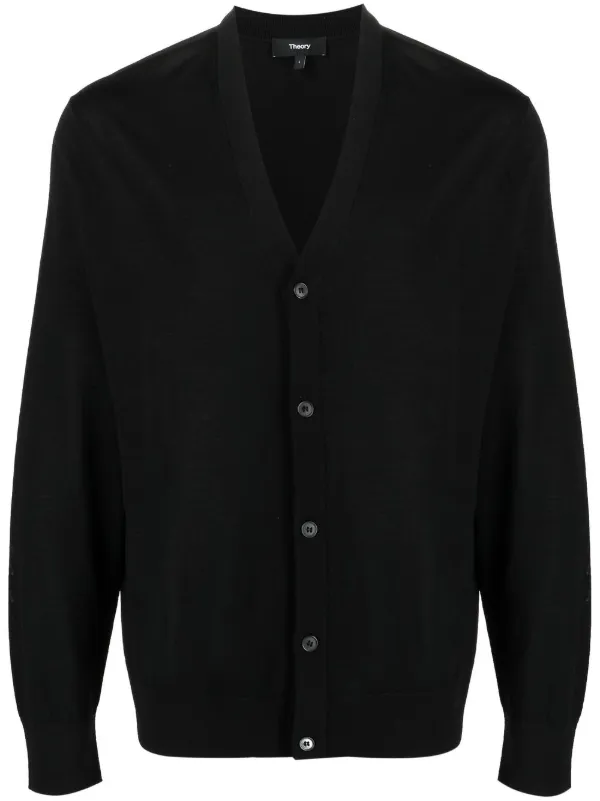 Theory V-neck Knit Cardigan - Farfetch