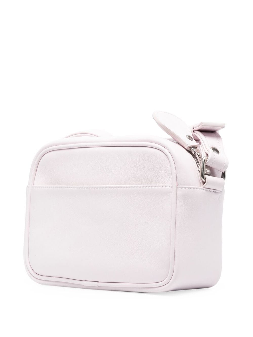 Shop Courrèges Logo-patch Crossbody Bag In Pink