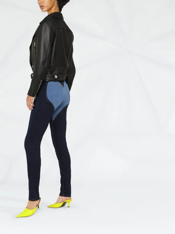Y/Project Heart Patch Skinny Jeans 
