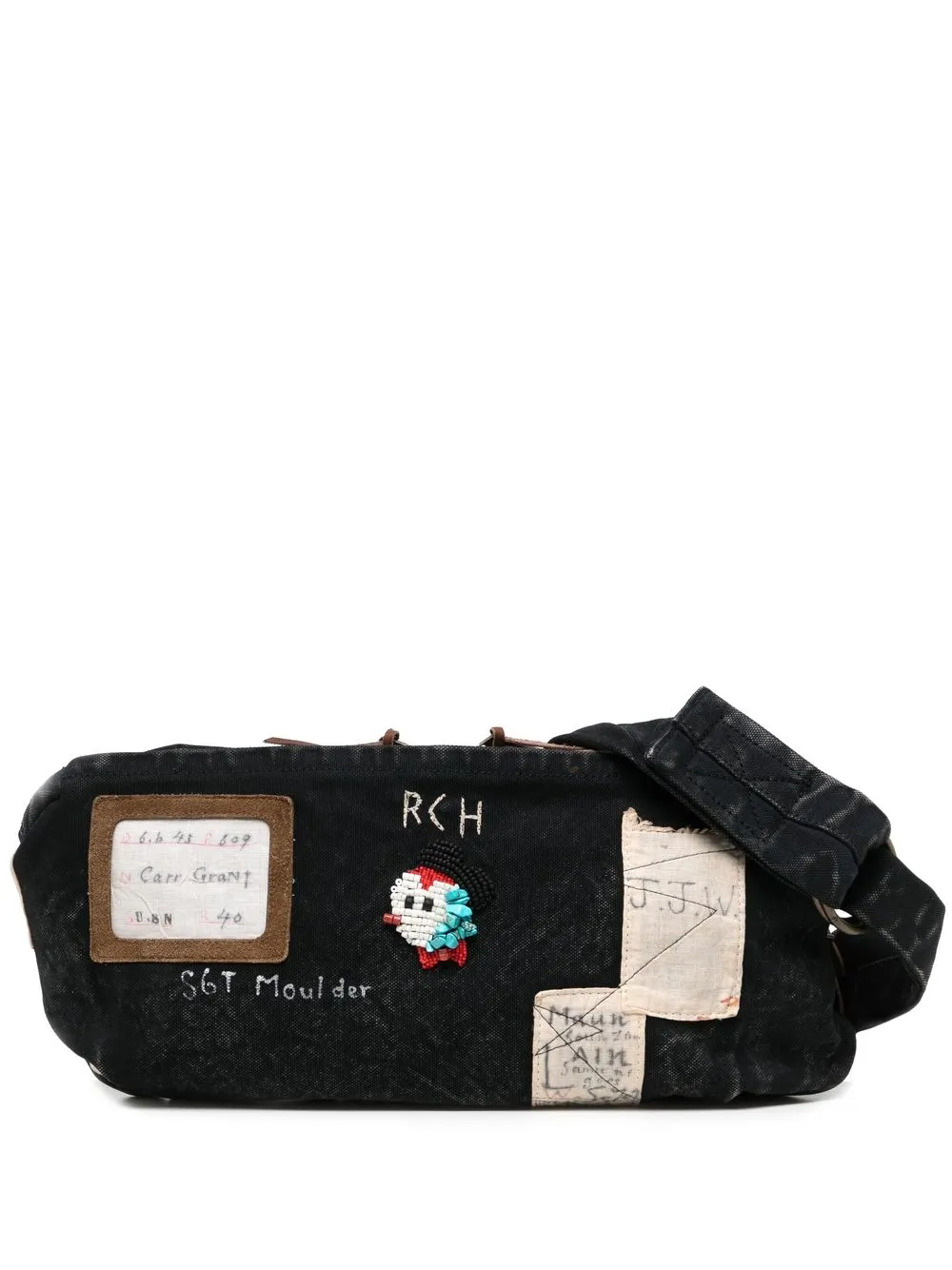 

Kapital denim belt bag - Black