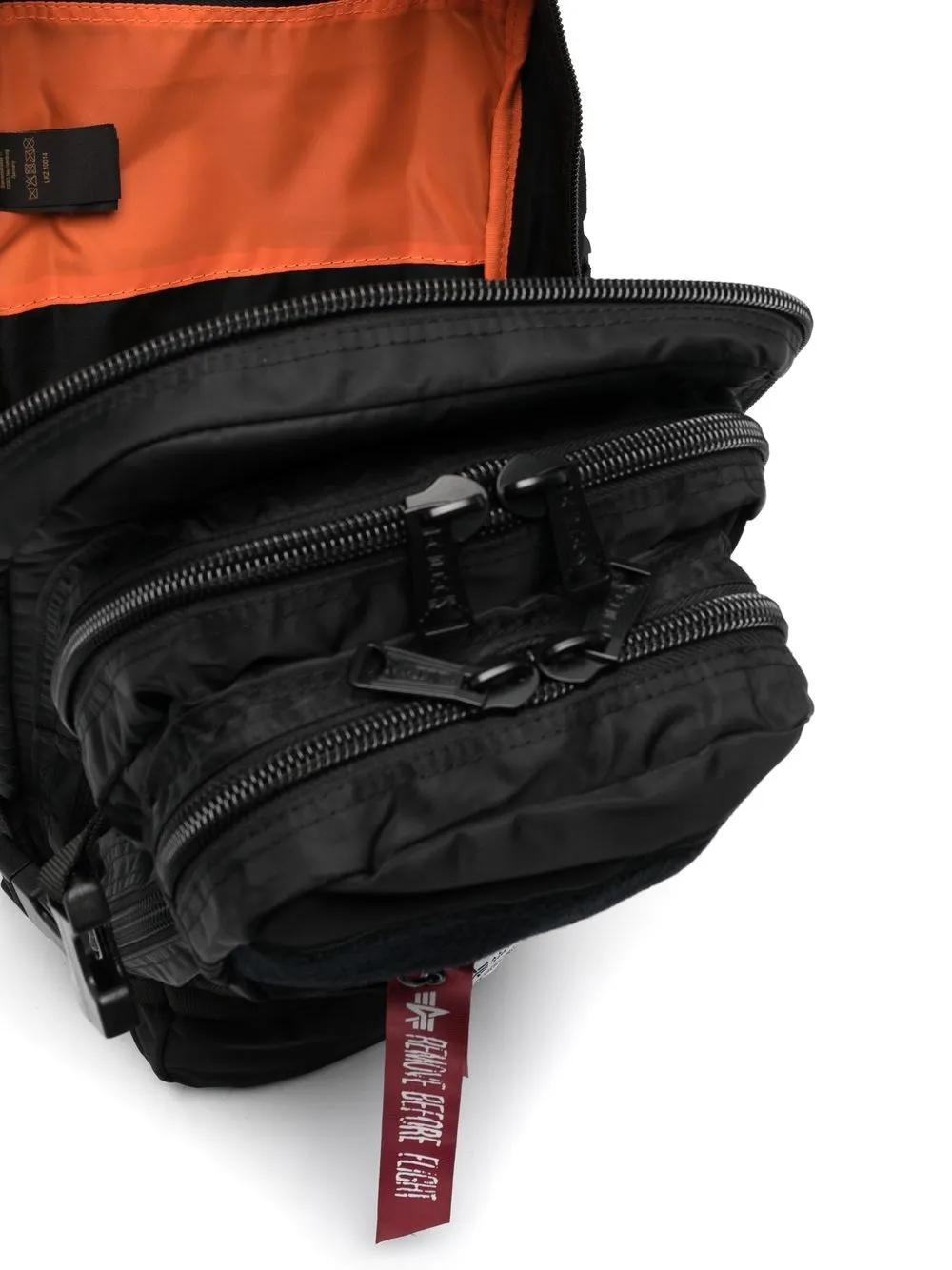 Alpha Industries Rugzak met meerdere vakken Zwart