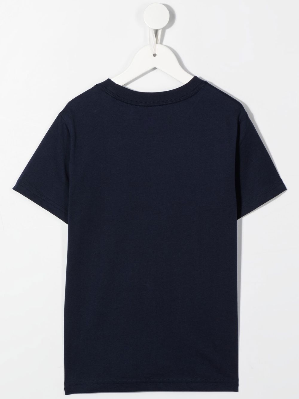 Shop Ralph Lauren Logo-print Cotton T-shirt In Blue