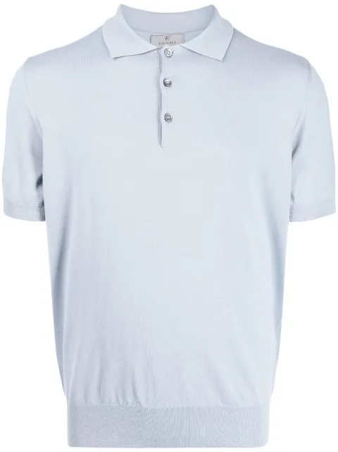 Canali short-sleeved polo shirt