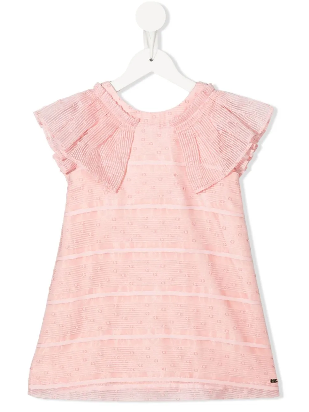 

Tartine Et Chocolat ruffled-trim cotton dress - Pink