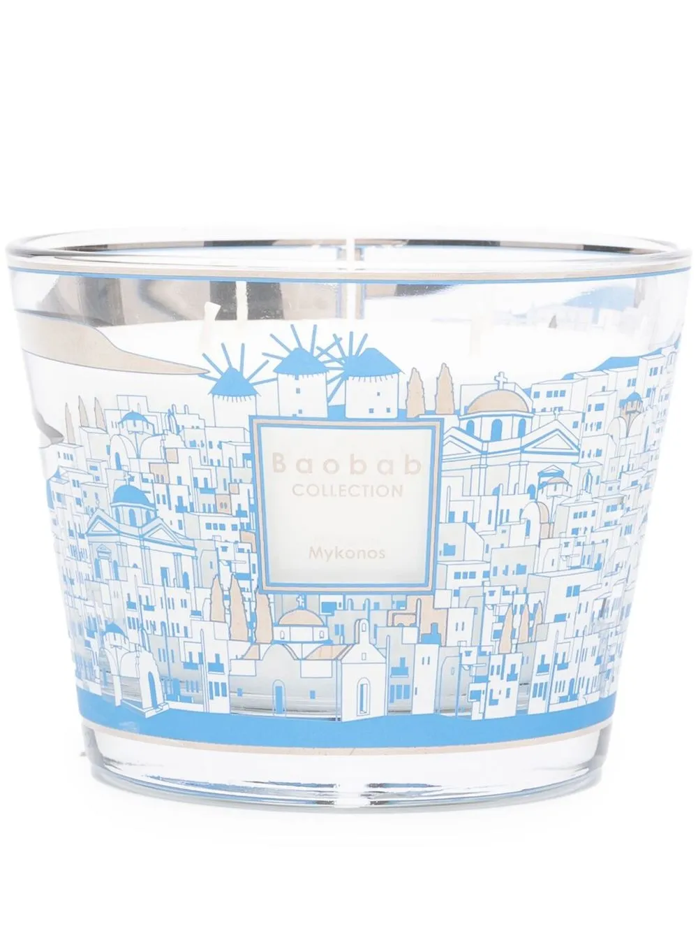 

Baobab Collection Mykonos scented candle (500g) - Blue