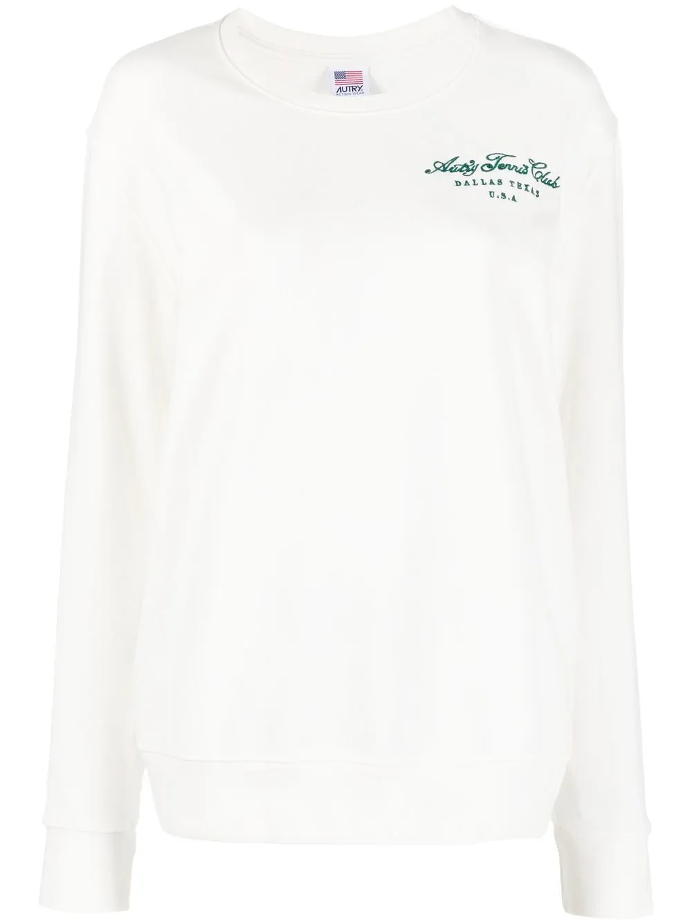 

Autry sudadera con cuello redondo y logo bordado - Blanco