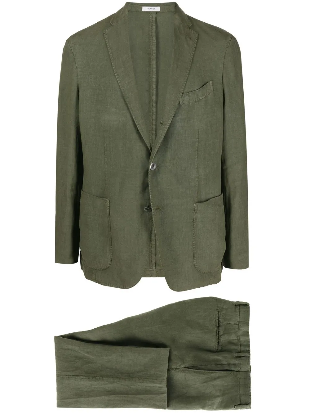 

Boglioli traje de dos piezas con botones - Verde