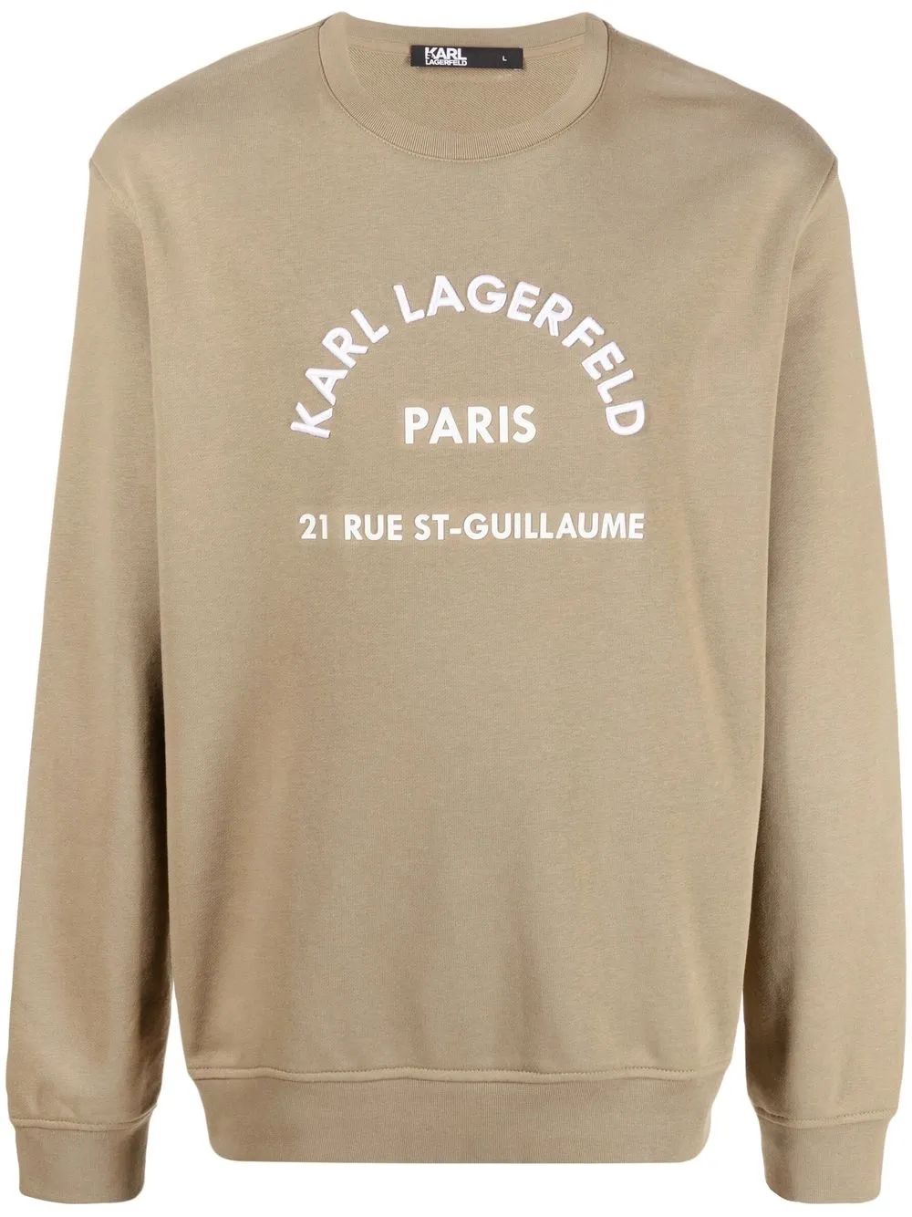 

Karl Lagerfeld logo-print crew neck sweatshirt - Green