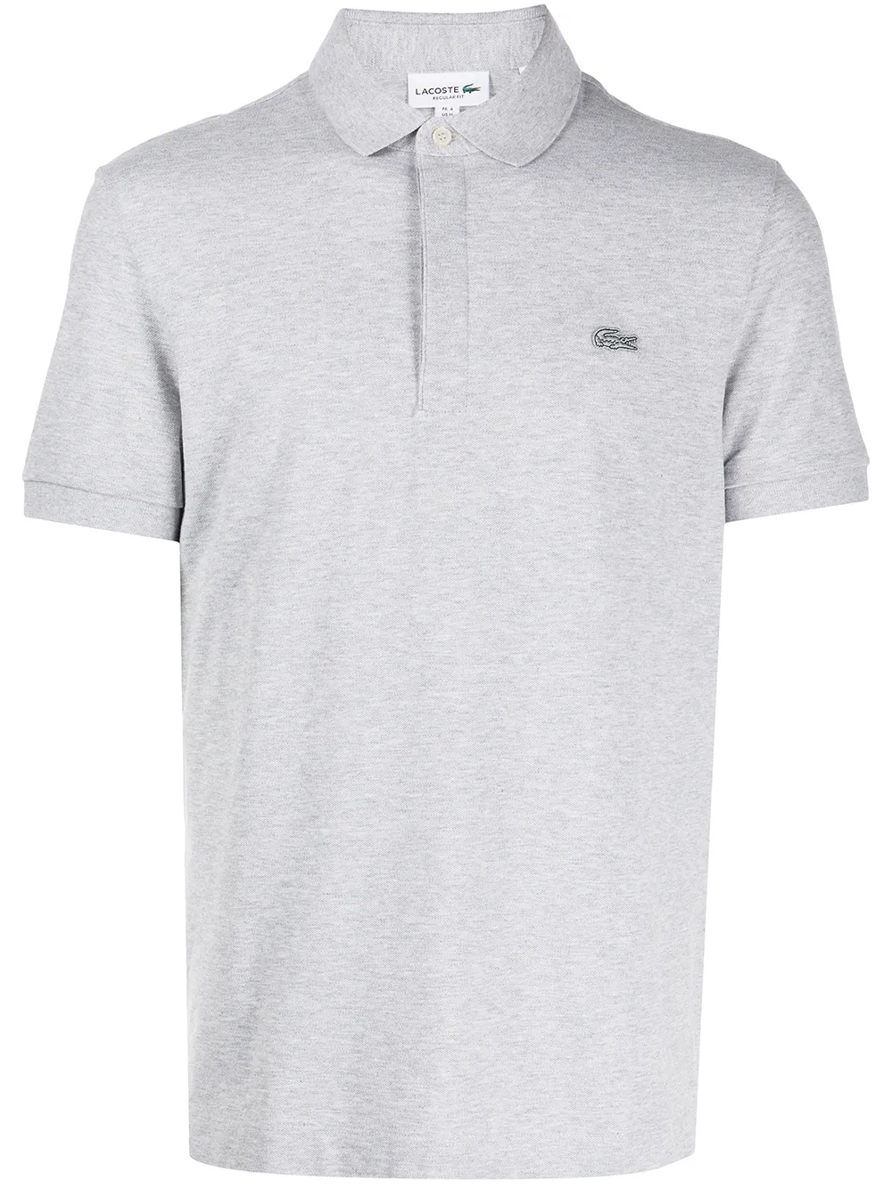 

Lacoste playera tipo polo con parche del logo - Gris