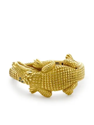 アクセサリー K10YG BANGLE Nassau Stone Hinge Bangle Bracelet | Julie Vos