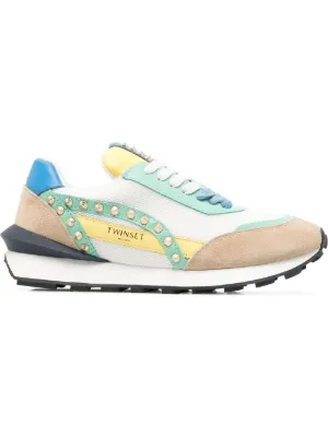 TWIN SET-SIMONA BARBIERI Sneaker donna bianca/rosa | Quellogiusto Shop  online