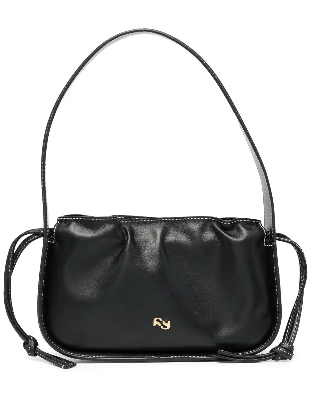 

Yuzefi tote Scrunch pequeña - Negro