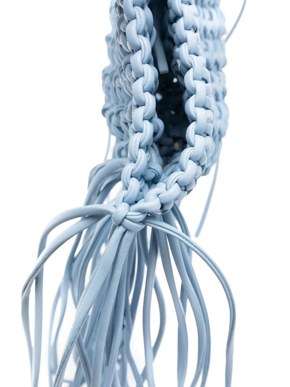 YUZEFI SMALL WOVEN BASKET TOTE BAG