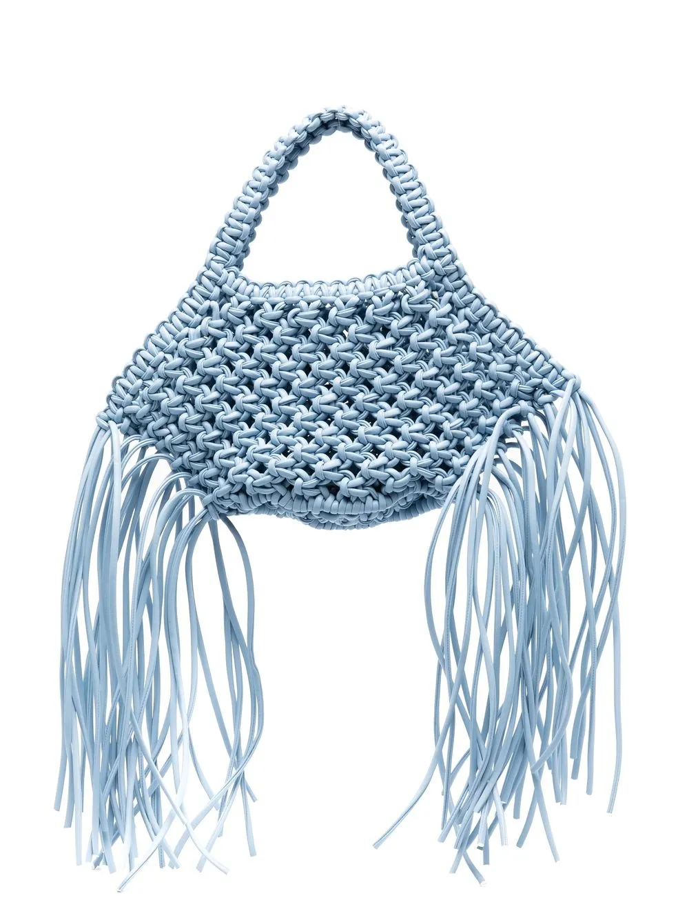 YUZEFI SMALL WOVEN BASKET TOTE BAG