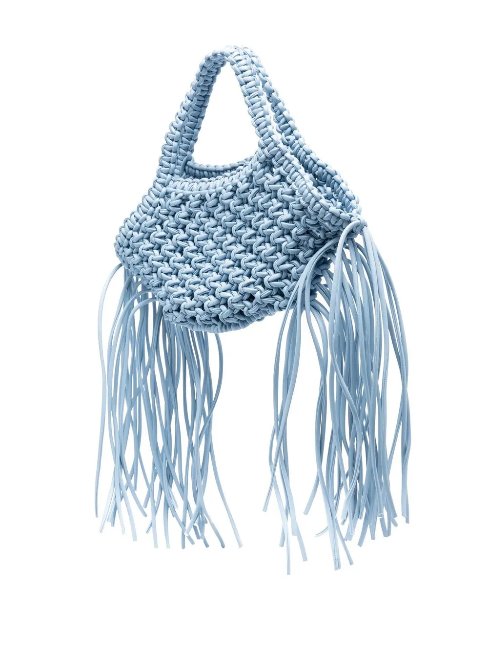 YUZEFI SMALL WOVEN BASKET TOTE BAG