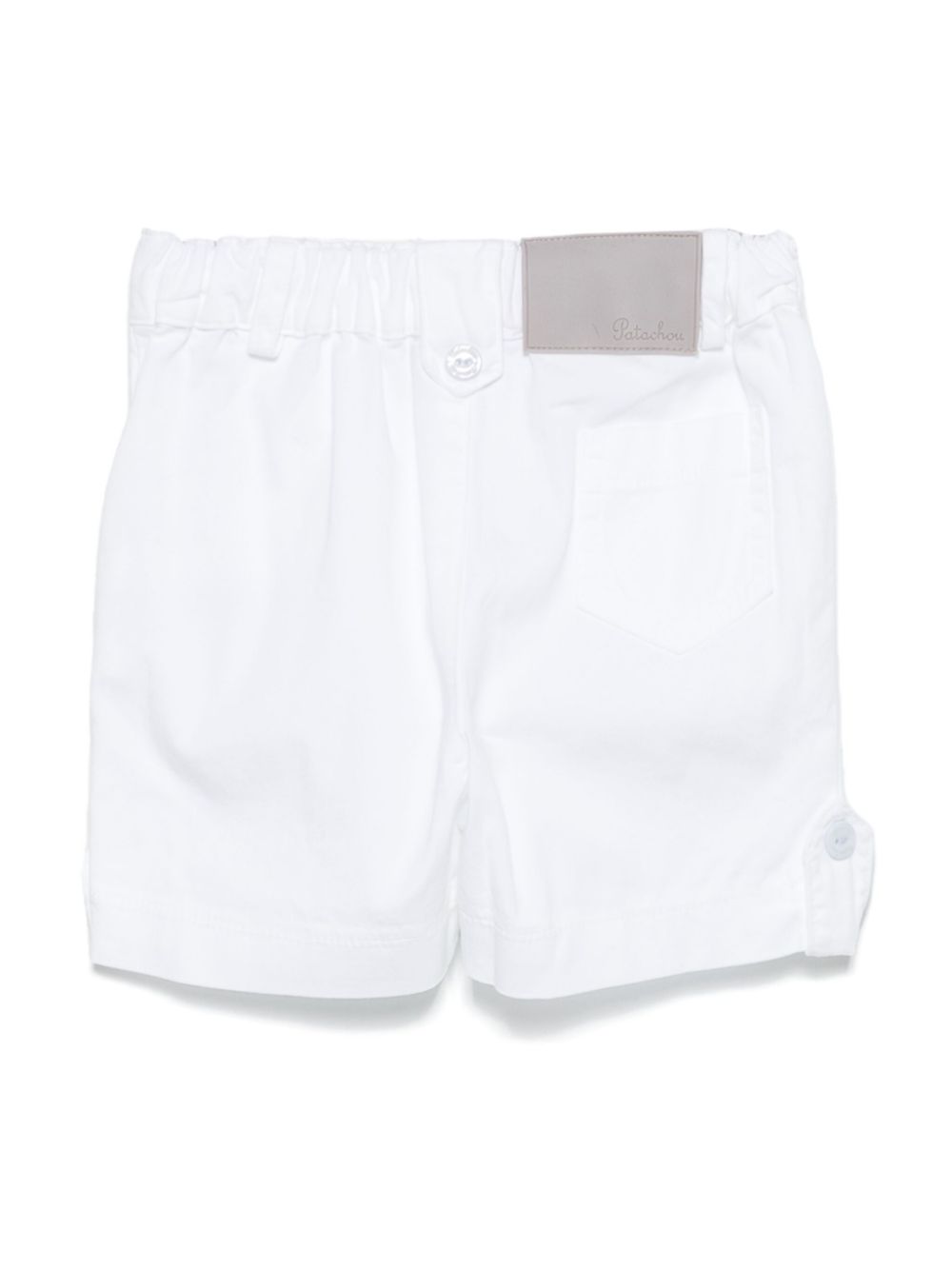 Patachou twill-weave shorts - White