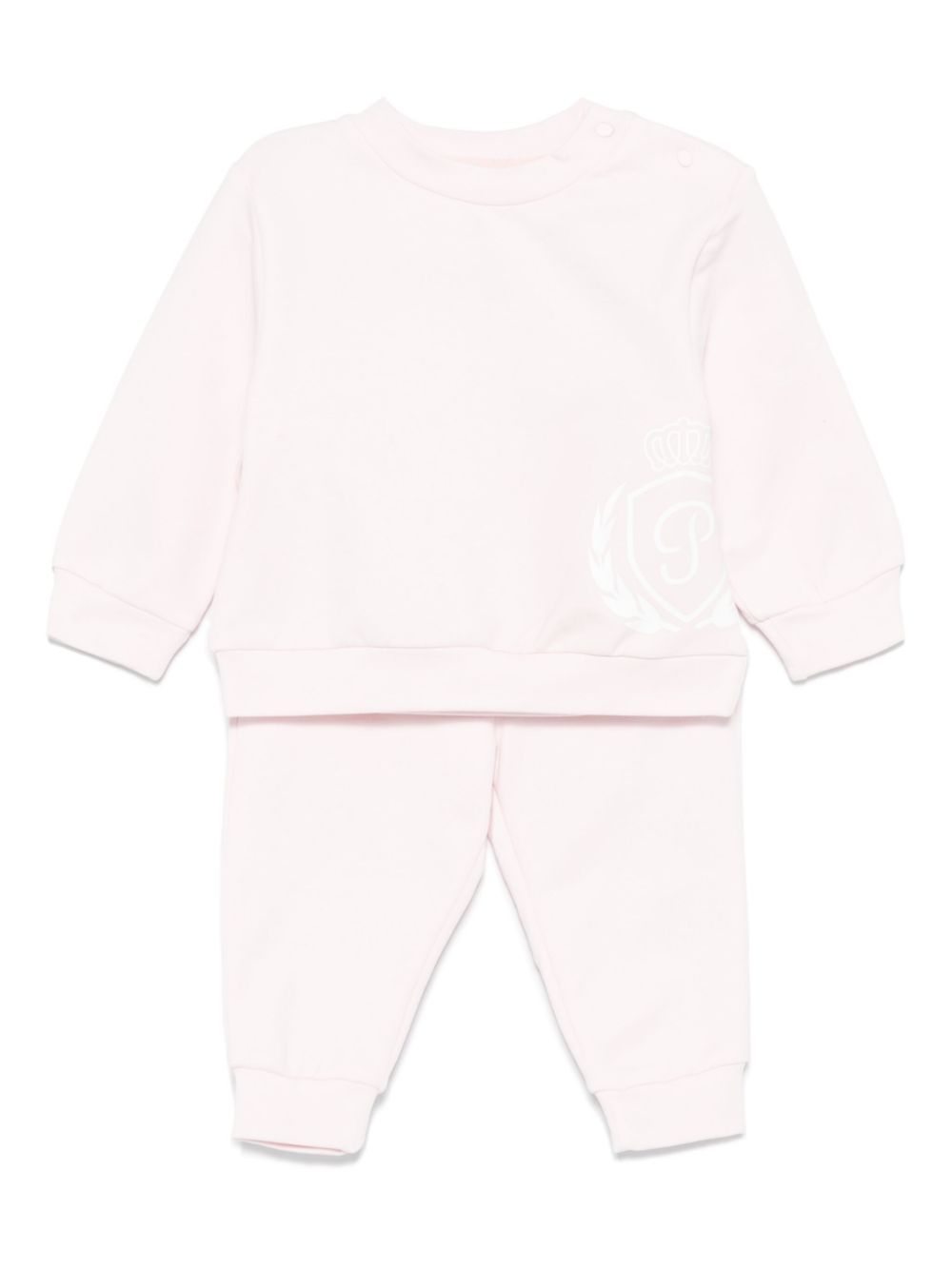 Patachou logo-print tracksuit set - Pink