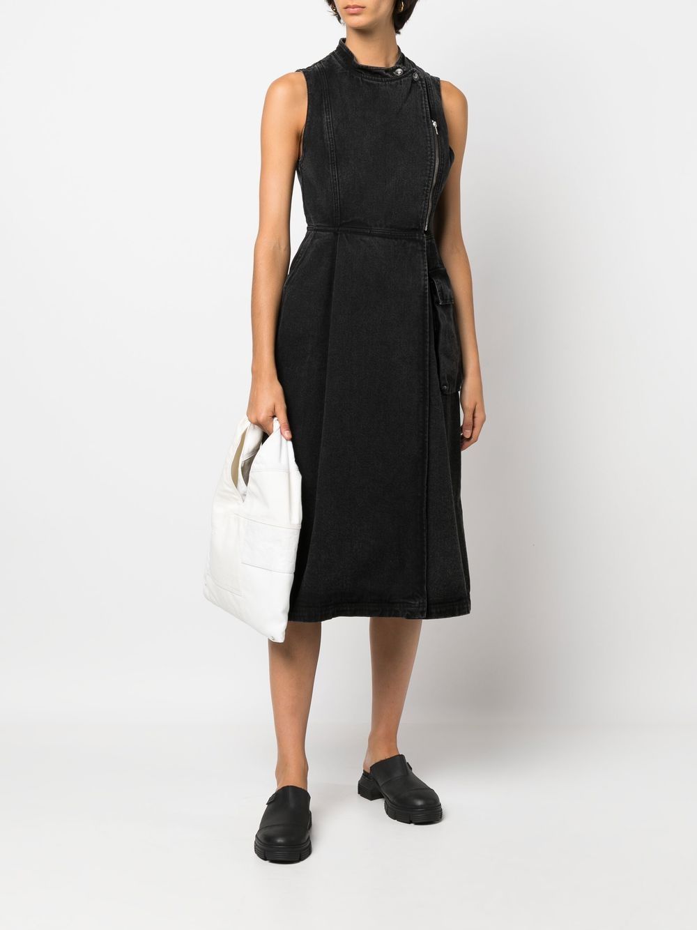 Henrik Vibskov Sleeveless Denim Midi Dress - Farfetch