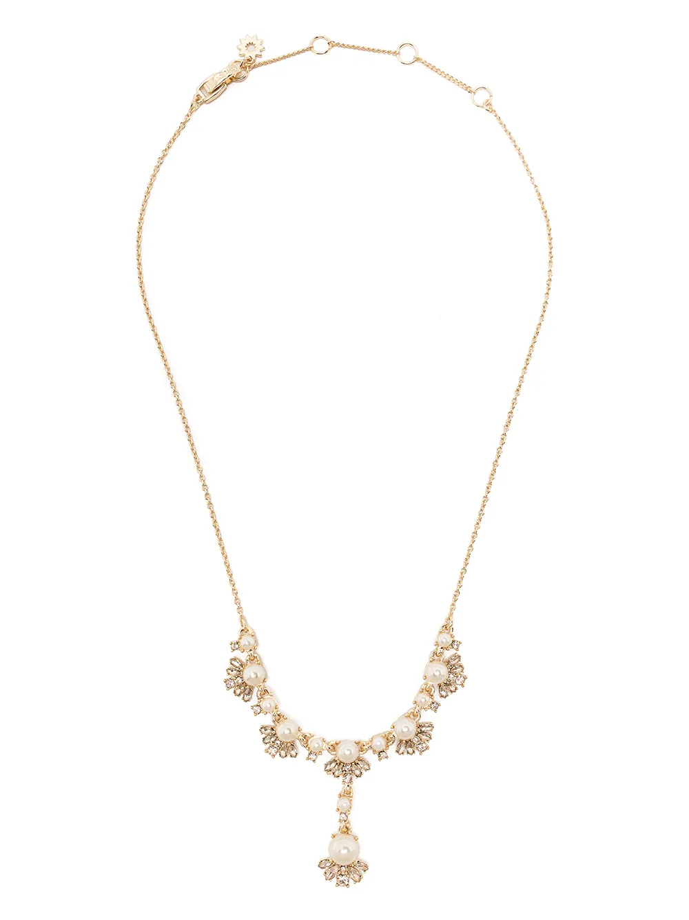 

Marchesa Notte Y-chain pearl necklace - Gold