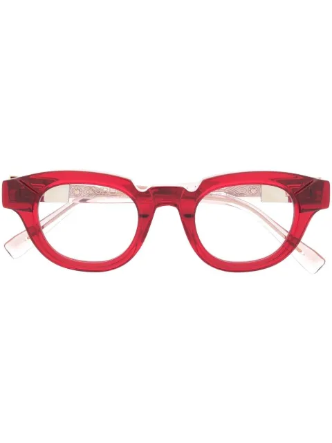 Kuboraum S1 transparent round glass frames