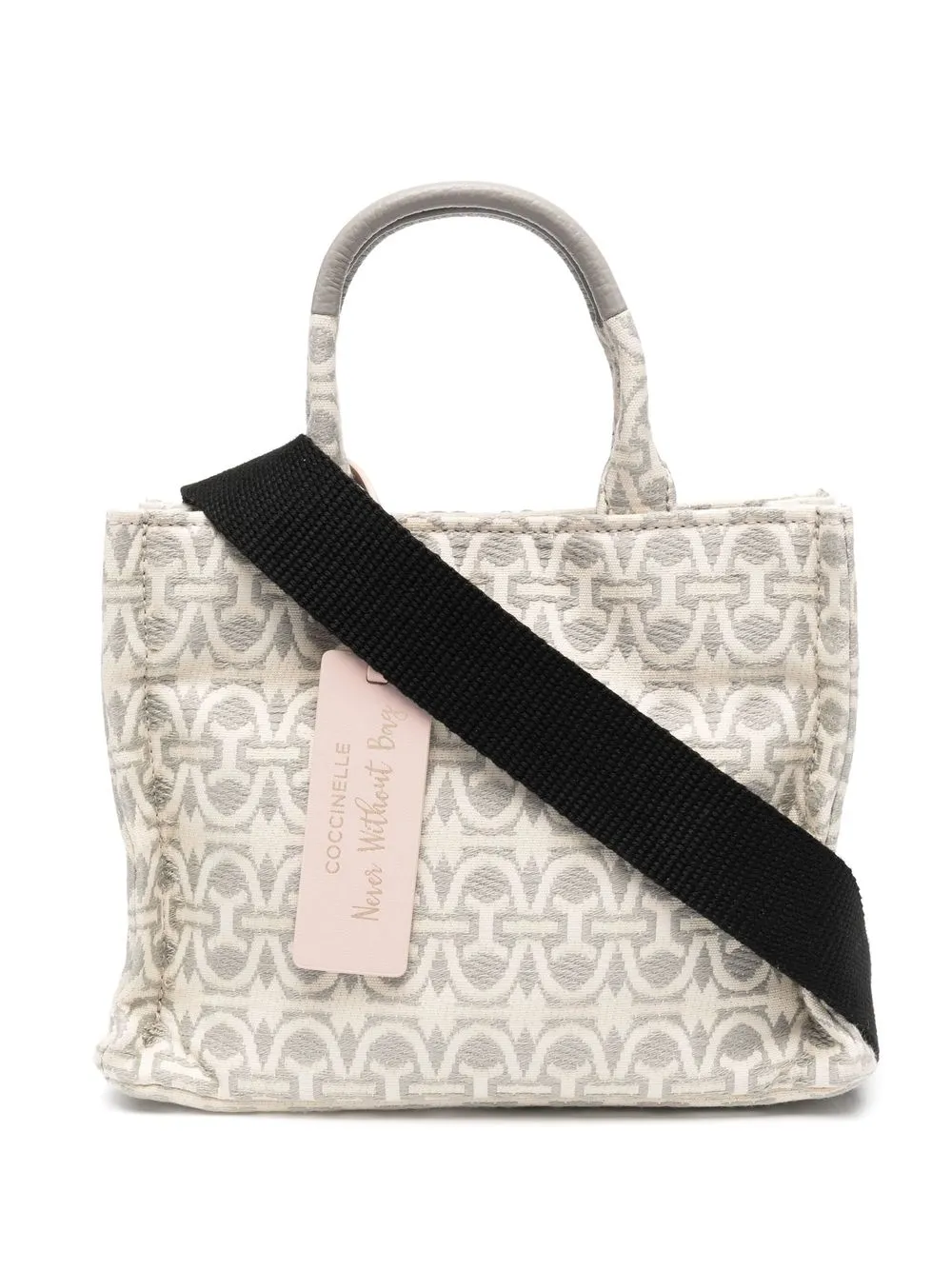 

Coccinelle tote con monograma - Neutro