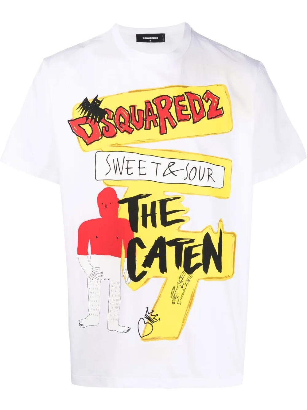

Dsquared2 graphic logo print T-shirt - White