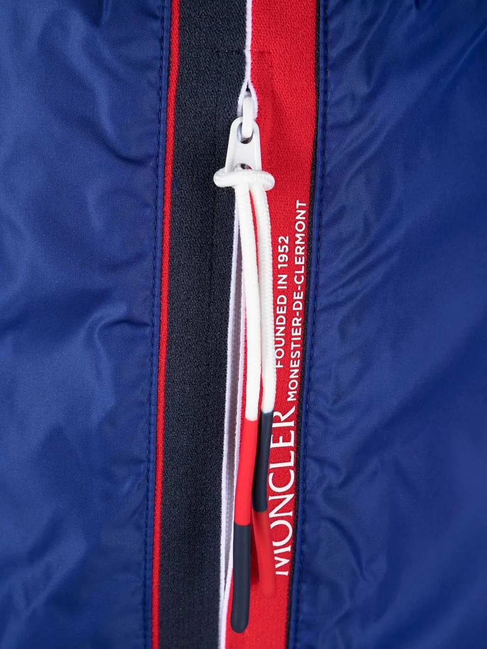  Moncler Badeshorts Mit Logo Print   Blau 