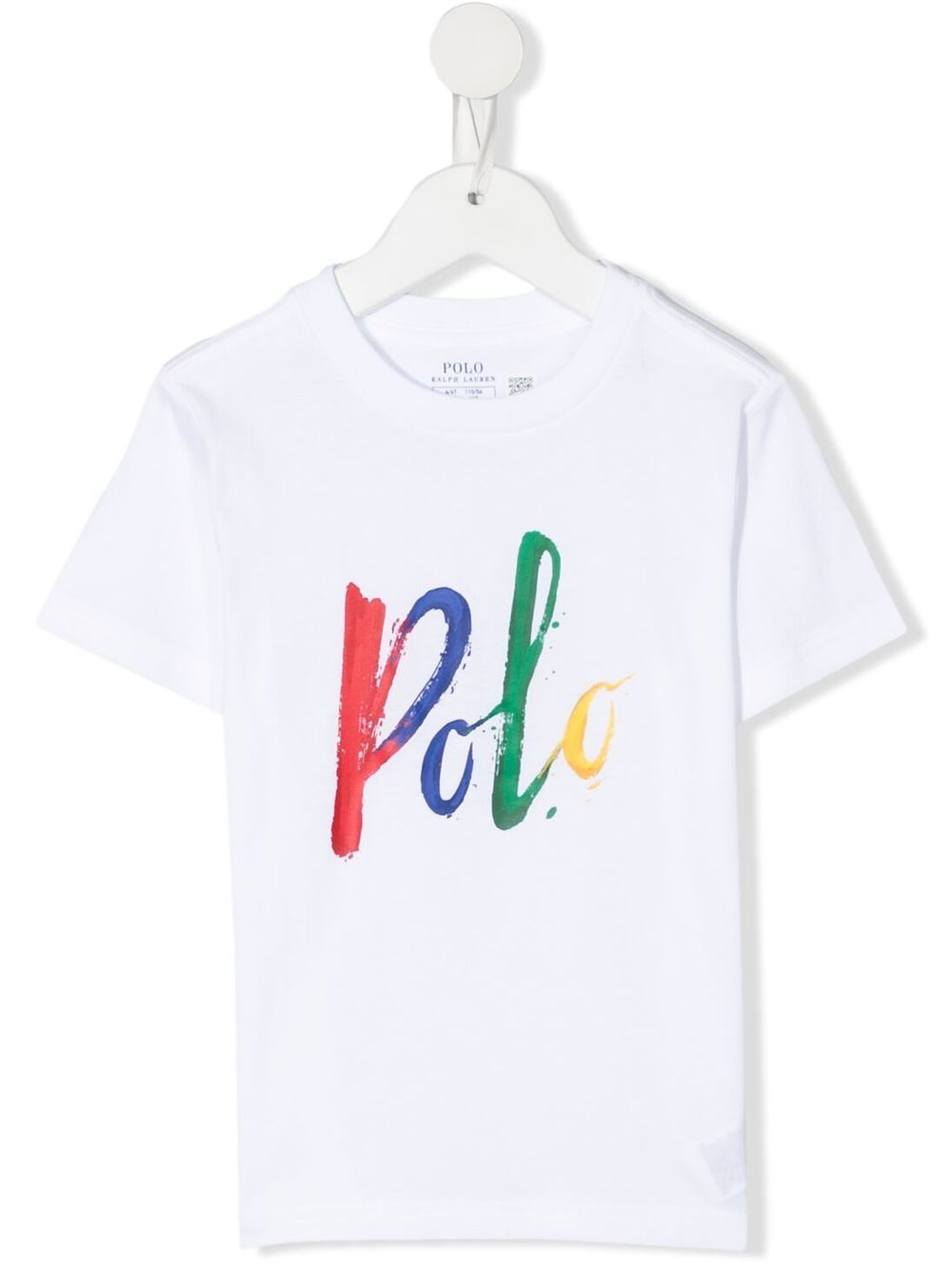 Shop Ralph Lauren Logo-print Short-sleeved T-shirt In White