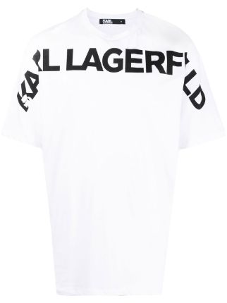 Karl Lagerfeld logo-print Cotton T-shirt - Farfetch
