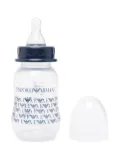 Emporio Armani Kids logo-print baby bottle - Blue