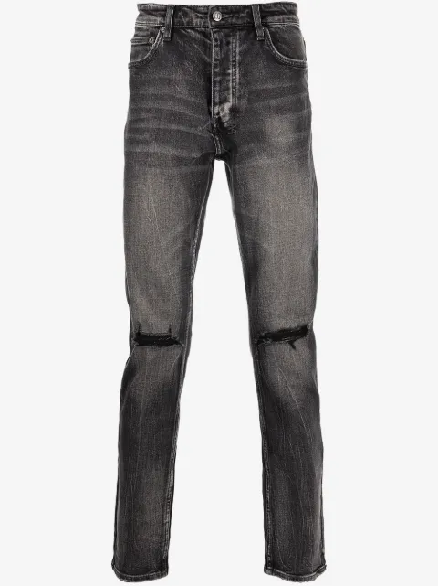 Ksubi ripped-detail skinny jeans
