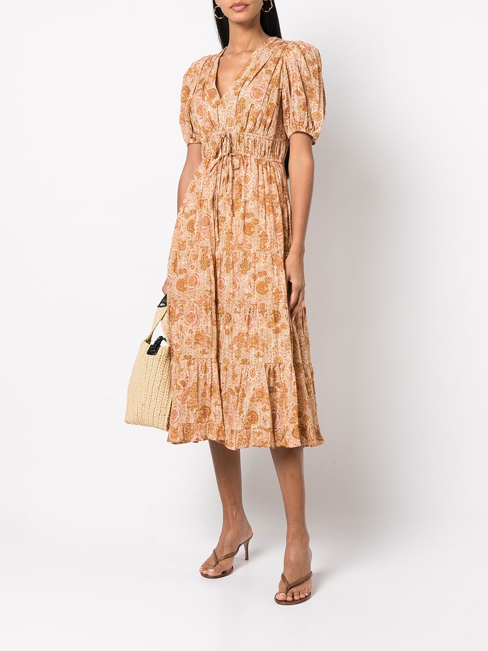 Ulla Johnson Thelma Tiered Midi Dress - Farfetch