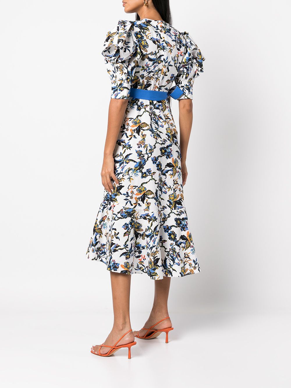 DVF Diane Von Furstenberg Annabeth Floral Midi Dress - Farfetch